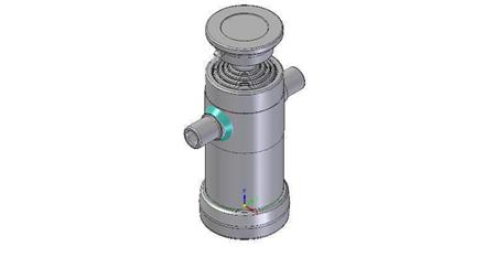 5020S - TELESCOPISK Sylinder STANDARD/KULE 5 TRINN SLAG 680 DIAMETER 112