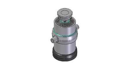 5032S -TELESCOPISKAIS CILINDRS STANDARTS/BOLA 5 POSMI CEĻOJUMS 1450 DIAMETRS 215