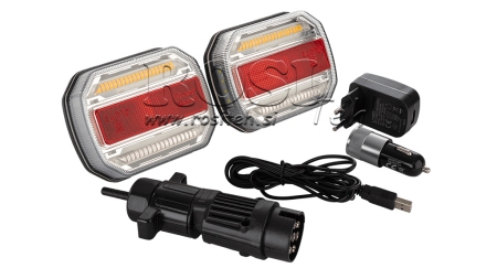 LED MAGNĒTISKĀS GAISMAS KOMPLEKTS - BEZVADU 12/24V CANBUS