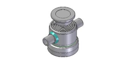 6002S -TELESCOPISKA CILINDRA STANDARTS/BALL 6 POSMI STROKE 840 DIAMETRS 124