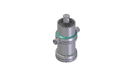 6022F -TELESCOPIC CYLINDER STANDARD/HOLE 6 STAGES TRAVEL 2245 FI 170