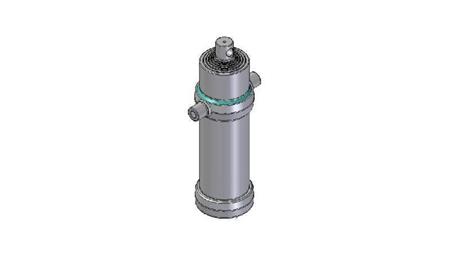 6024F -TELESCOPISK CYLINDER STANDARD/HUL 6 TRIN BEVÆGELSE 2965 DIAMETER 170