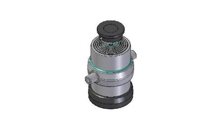 6050S -TELESCOPIC CYLINDER STANDARD/BALL 6 STAGES STROKE 1415 DIAMETER 215
