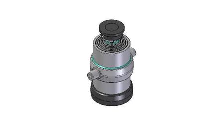 6051S -TELESCOPIC CYLINDER STANDARD/BALL 6 STAGES STROKE 1505 DIAMETER 215