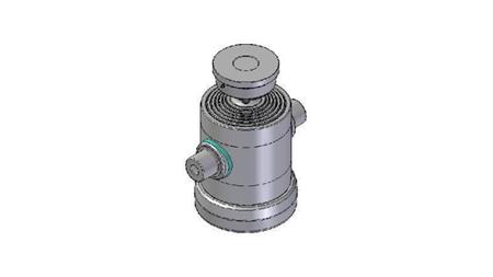 6059S -TELESCOPIC CYLINDER STANDARD/BALL 6 STAGES STROKE 1260 DIAMETER 240