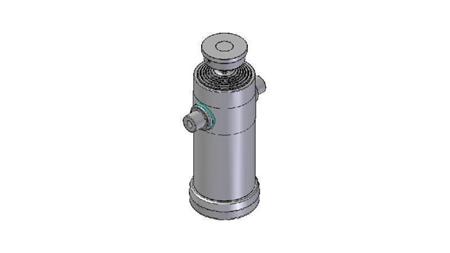 6067S -TELESCOPISK SYLINDER STANDARD/KULE 6 TRINN SLAG 2820 DIAMETER 240
