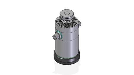 6086S -TELESCOPISK CYLINDER STANDARD/BOLD 6 TRIN SLAG 2500 DIAMETER 300