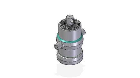 7018F -TELESCOPIC CYLINDER STANDARD/HOLE 7 STAGES STROKE 1800 FI 190