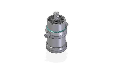 7052F -TELESCOPIC CYLINDER STANDARD/HOLE 7 STAGES STROKE 2085 FI 215