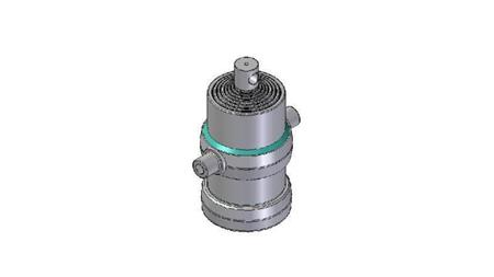 8004F -TELESCOPIC Sylinder STANDARD/HULL 8 TRIN SLAG 1940 FI 190