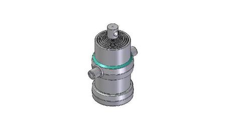 8005F -TELESCOPIC Sylinder STANDARD/HULL 8 TRIN SLAG 2060 FI 190