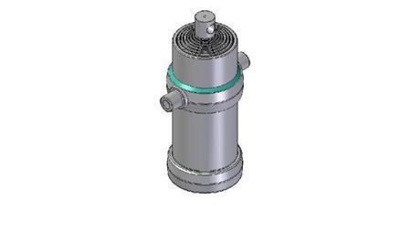 8007F -TELESCOPIC Sylinder STANDARD/HULL 8 TRIN SLAG 2980 FI 190