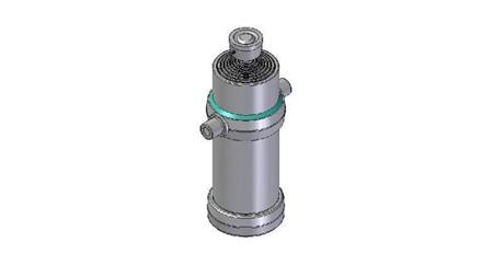 8008S -TELESCOPIC CYLINDER STANDARD/BALL 8 STAGES TRAVEL 3380 DIAMETER 190
