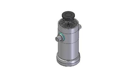 8015S -TELESCOPISK SYLINDER STANDARD/KULE 8 TRINN REISE 3255 DIAMETER 240