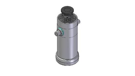 8017S -TELESCOPISK SYLINDER STANDARD/KULE 8 TRINN SLAG 3815 DIAMETER 240