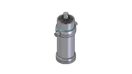 8027F - TELESCOPICKÝ CYLINDR STANDARD/DÍRA 8 STUPŇŮ ZDVIH 3890 PRŮMĚR 215