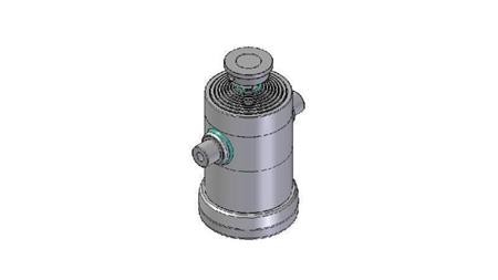 8034S -TELESCOPICKÝ VALEC ŠTANDARD/GULIČKA 8 STUPŇOV ZDVIH 2780 PRIEMER 270