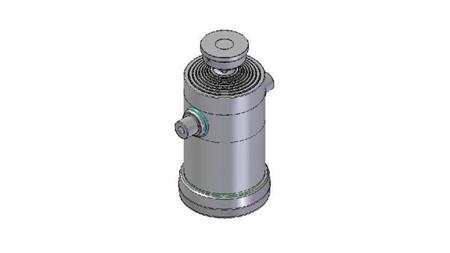8055S -TELESCOPIC CYLINDER STANDARD/BALL 8 STAGES STROKE 3105 DIAMETER 300