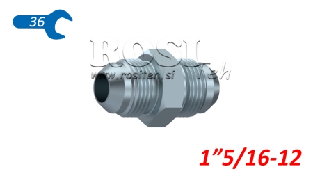 HIDRAULISKAIS DIVU VĀRSTS JIC74° 1”5/16-12 1”5/16-12
