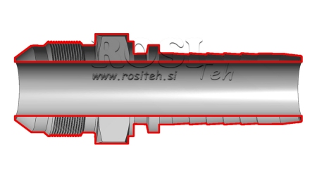 HIDRAULISKĀ SAVIENOJUMA AGJ JIC74° VĪRIETIS DN13-1” 1/16-12