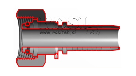 HIDRAULISKĀ SAVIENOJUMS DKOS 20 SIEVIETE DN16-M30X2