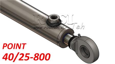 hidrauliskais cilindrs punkts 40/25-800