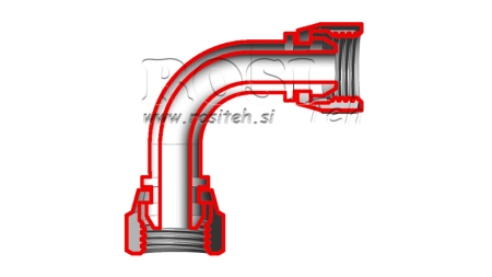 HIDRAVLIČNI KOLENO 90° ŽENSKI-ŽENSKI 1/2