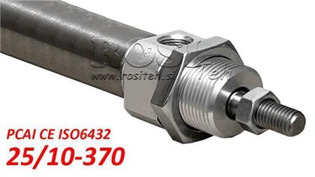 Gaisa cilindrs PCAI 25/10-370 CE ISO6432