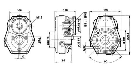 MULTIPLIER 3:1 HIDROMOTORAM MP-MR