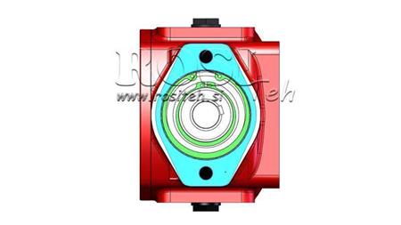 GIRKASSE - GIRKASSE RT90 FOR HYDRAULISK MOTOR MP/MR FORHOLD 3.1:1
