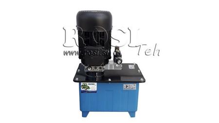 MINI HYDRAULICKÝ AGREGÁT 380V AC (4 kW) 160 bar - 8 cc - 12 lit/min - nádrž 25 lit