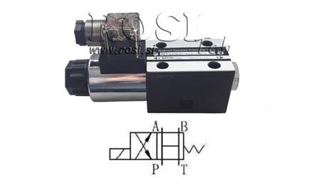 HYDRAULISK ELEKTROMAGNETISK VENTIL CETOP 3 12/24/230V 3A
