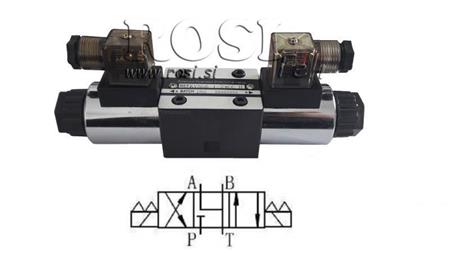 HIDRAULISKĀ ELEKTROMAGNĒTISKĀ VĀRSTA CETOP 3 12/24/230V N6