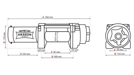 12 V ELEKTRISKĀ VINČA DWH 3500 HD - 1588 kg