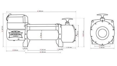 12 V ELEKTRISKĀ WINCH DWT 15000 HD - 6803 kg