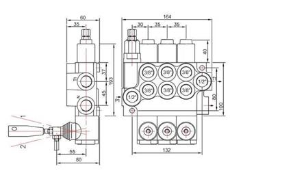 HYDRAULISK VENTIL 3xP40