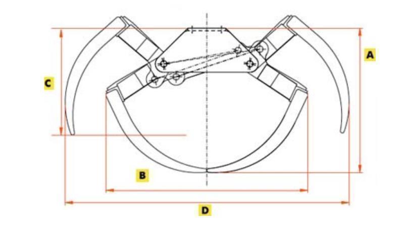 GJØDSLIFTER FOTB 8 LIFTER - dimensjoner