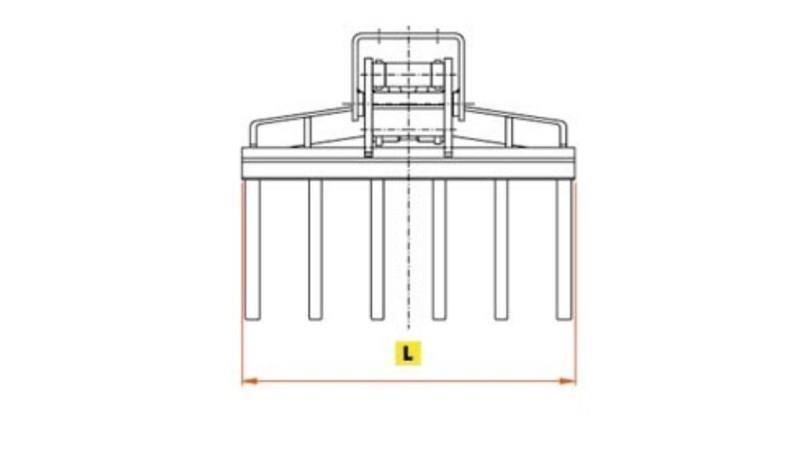 GJØDSLIFTER FOTB 8 LIFTER - dimensjoner