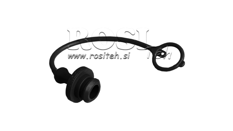 BESKYTTENDE GUMMIDEKSEL SVART - HUNN RASK KOBLINGER