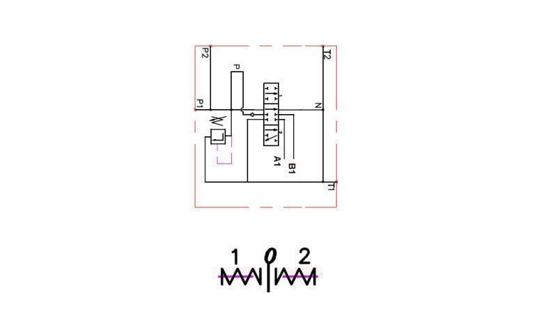 VADU SHĒMA 1xP40 VIENPUSĒJA C1