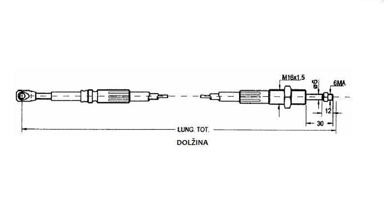 AUSTA L=1500 - forks-dimensions