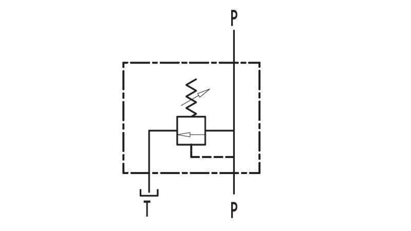 HIDRODINAMISKAIS SPIEDIENA REGULATORS VMP 1/4 - shēma